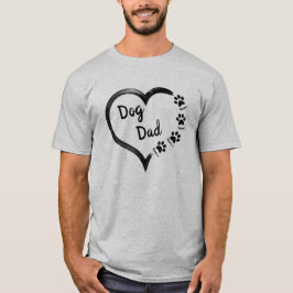 Personlig Hund Pappa med gåva från Pet Namn Far T Shirt