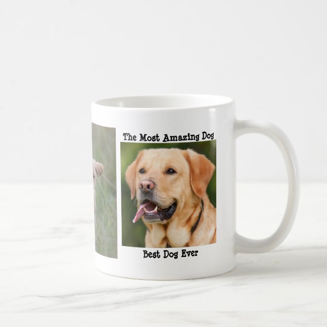 Personlig Hund Photo - Bästa Hund någonsin Kaffemugg (Höger)