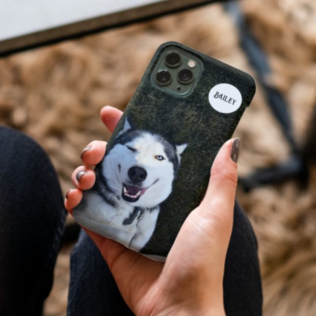 Personlig hund Photo namn monogram anpassningsbar  (Skapare uppladdad)