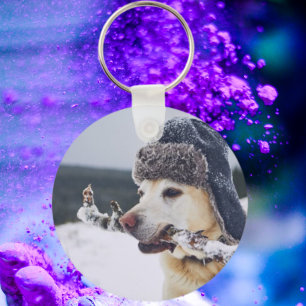 Personlig Hund Photo Nyckel Anpassningsbar Pet Pho Nyckelring