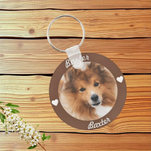 Personlig hund Photo Nyckelring