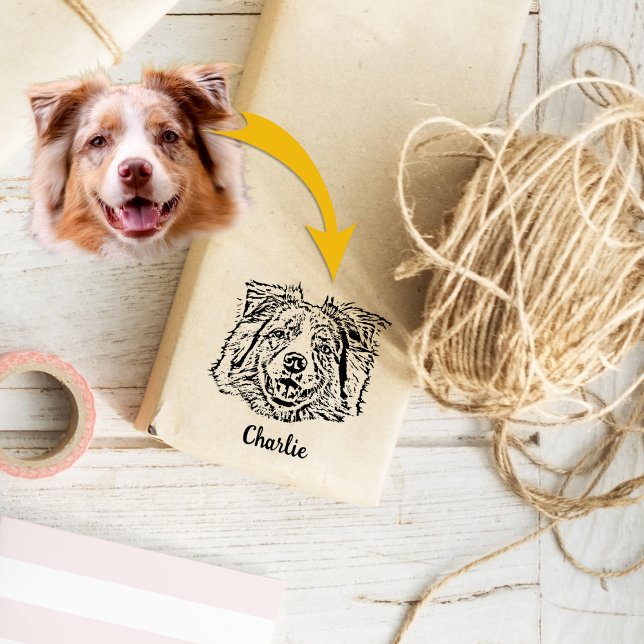Personlig Hund Photo, Pet Stämpel (Skapare uppladdad)
