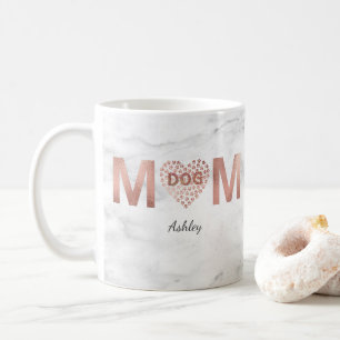 Personlig Hund Ro Guld Tass avtryck Heart Kaffemugg