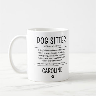 Personlig Hund Sittare Husdjur Sittare Roliga Gåvo Kaffemugg