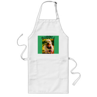 PERSONLIG HUND SOM GRUPPERAR APRON LÅNGT FÖRKLÄDE