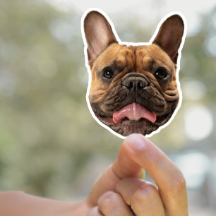 Personlig Hund Stickers anpassningsbar Hund Ansikt Klistermärken