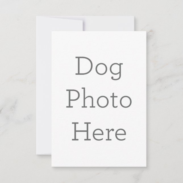 8.9 x 12.7 cm Platt Save The Date-kort (Framsida)