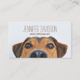 Personlig Hund Trainer Visitkort