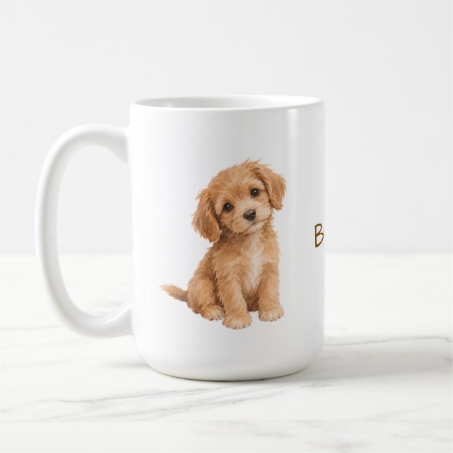 Personlig hundfoto-mugg | Presentidé Kaffemugg (Vänster)