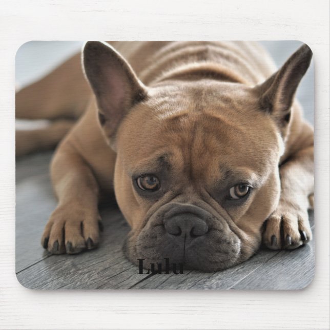 Personlig hundfoto musmatta (Framsidan)
