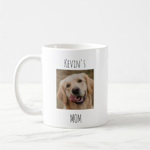 Personlig Hundmamma 2 Fotomugg Anpassad present Kaffemugg