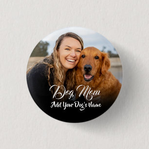 Personlig Hundmamma Fotohänge Knapp