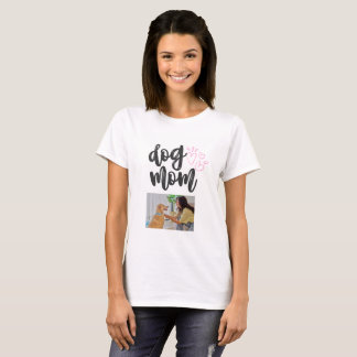 Personlig hundmamma-fototröja - t shirt