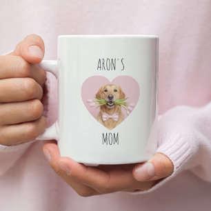 Personlig hundmamma-mugg med foto Anpassad husdj Kaffemugg