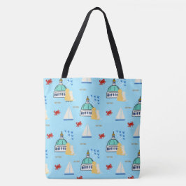 Personlig Hund's Tote - Annapolis Land, Luft, Sea Tygkasse