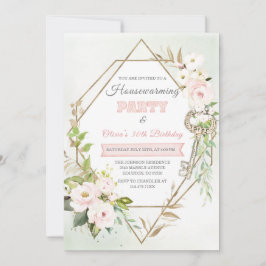 Personlig Hushållsuppvärmning och födelsedag Inbjudningar