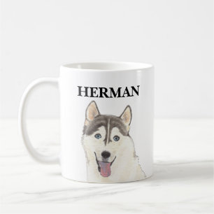 Personlig Husky Hund Kaffemugg