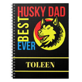 Personlig Husky Pappa, Hund, Pappa Anteckningsbok