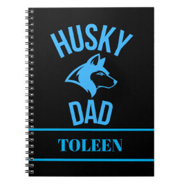 Personlig Husky Pappa, Hund, Pappa Anteckningsbok