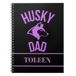 Personlig Husky Pappa, Hund, Pappa Anteckningsbok