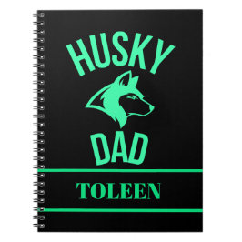 Personlig Husky Pappa, Hund, Pappa Anteckningsbok