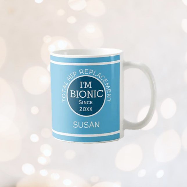 Personlig I är bioniskt kaffe (HIP-ersättning) Kaffemugg (Skapare uppladdad)