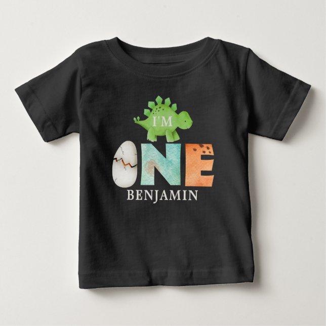 Personlig I är en dinosaur-bäcken  T Shirt (Framsida)