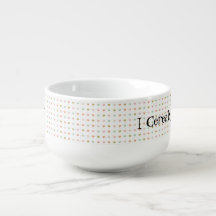 Personlig "I Cerealsy Kärlek You" Cereal Bowl