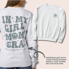 Personlig i Grönten Min flicka Mamma Era Sweatshir T Shirt
