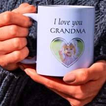 Personlig I kärlek du mormor Kids Photo Namn