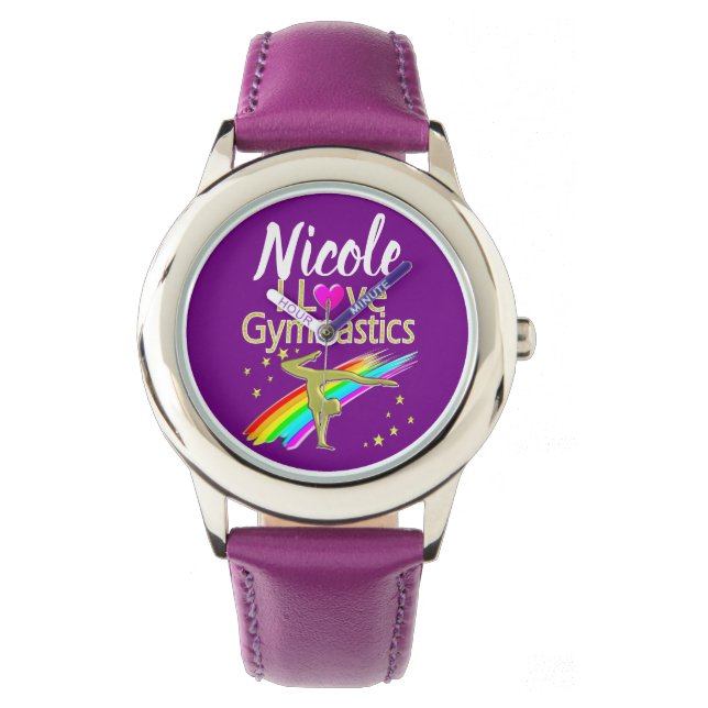 PERSONLIG I KÄRLEK GYMNASTIKKONSTRUKTION ARMBANDSUR (Framsida)