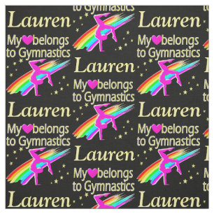 PERSONLIG I KÄRLEK GYMNASTISK BEAUTIFUL FABRIC TYG