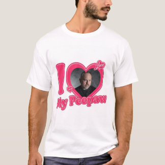 Personlig I Kärlek min peepaw med Anpassningsbar P T Shirt
