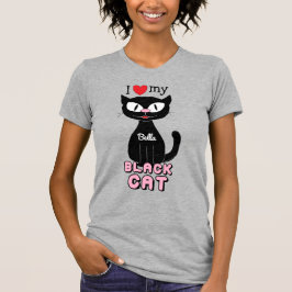 Personlig I Kärlek Min svarta katt T Shirt