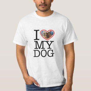 Personlig I Kärlek Mitt Hund-foto T Shirt