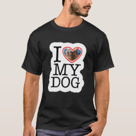Personlig I Kärlek Mitt Hund-foto T Shirt
