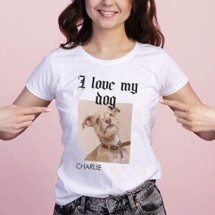 Personlig I Kärlek Mitt Hund-foto T Shirt