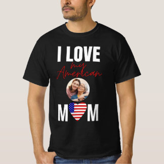 Personlig "I Kärlek My American Mamma" T Shirt