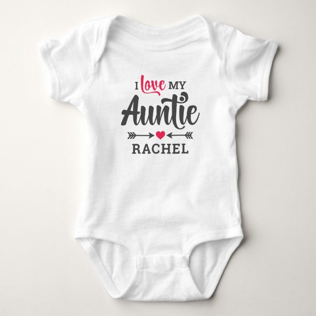 Personlig I Kärlek My Auntie T Shirt (Framsida)