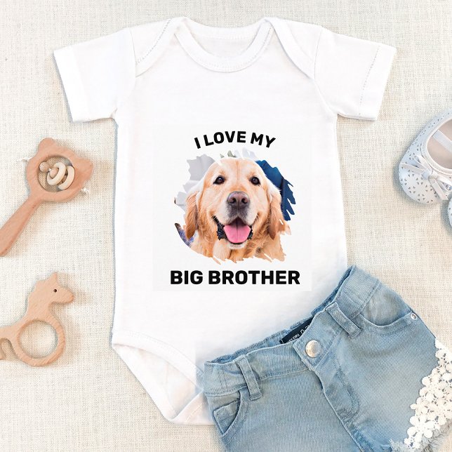 Personlig I Kärlek: My Big Brother Hund Photo T Shirt (Skapare uppladdad)
