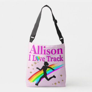 PERSONLIG I KÄRLEK TRACK ROSA KOR BODY TOTE AXELVÄSKA