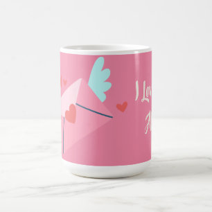 Personlig I Kärlek You Brev Valentines day Mugg