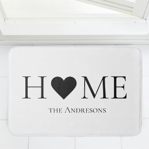 Personlig i modern Minimal hemfamilj Badrumsmatta