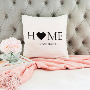 Personlig i modern Minimal hemfamilj Kudde