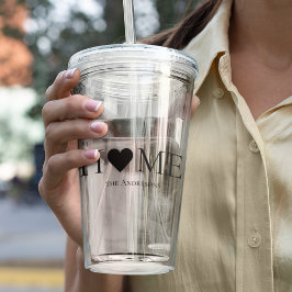 Personlig i modern Minimal hemfamilj Take Away Mugg