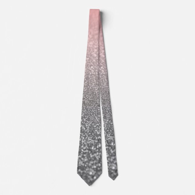 Personlig i monogram vintage glitter Shine rosa s Slips (Framsida)