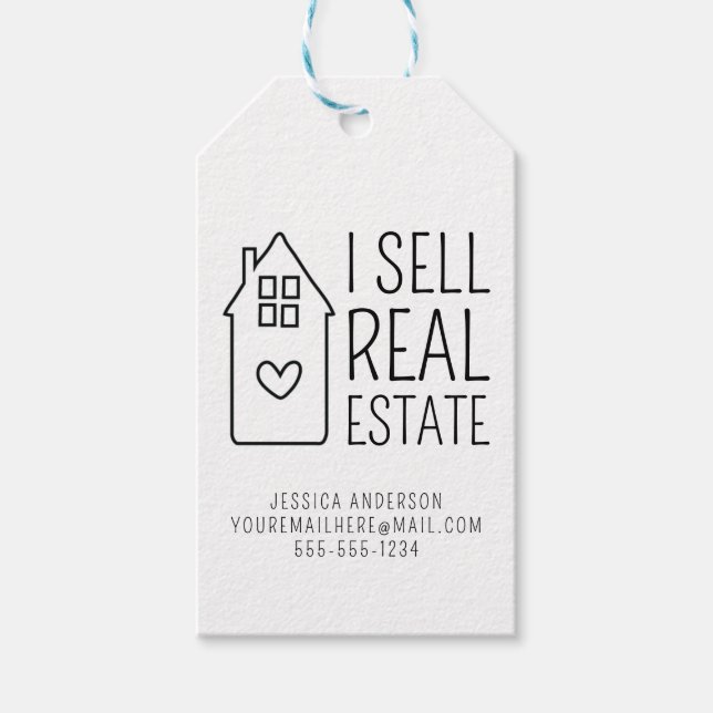 Personlig I Sell Real Gods Promohouse House Presentetikett (Framsidan)