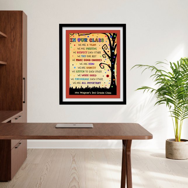 Personlig "i vår klass" Motivationsklassrum Poster (Skapare uppladdad)
