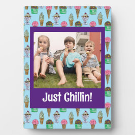 Personlig Ice Cream Photo Plaque