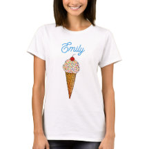 Personlig Ice Cream T-shirt